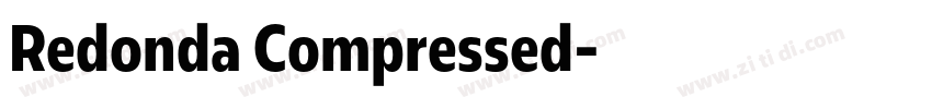 Redonda Compressed字体转换